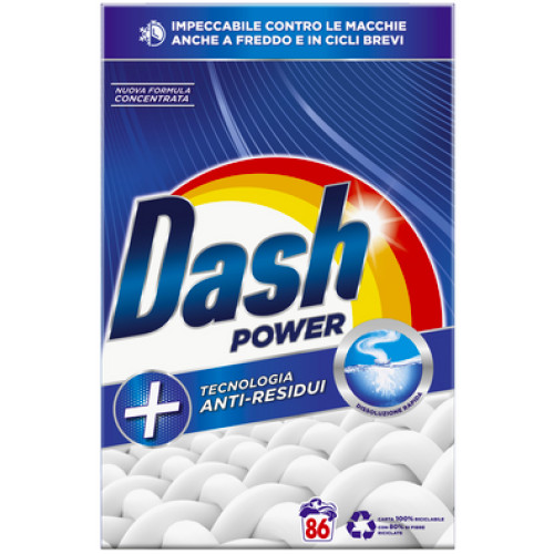 Порошок для прання універсальної білизни Dash Power 86 прань